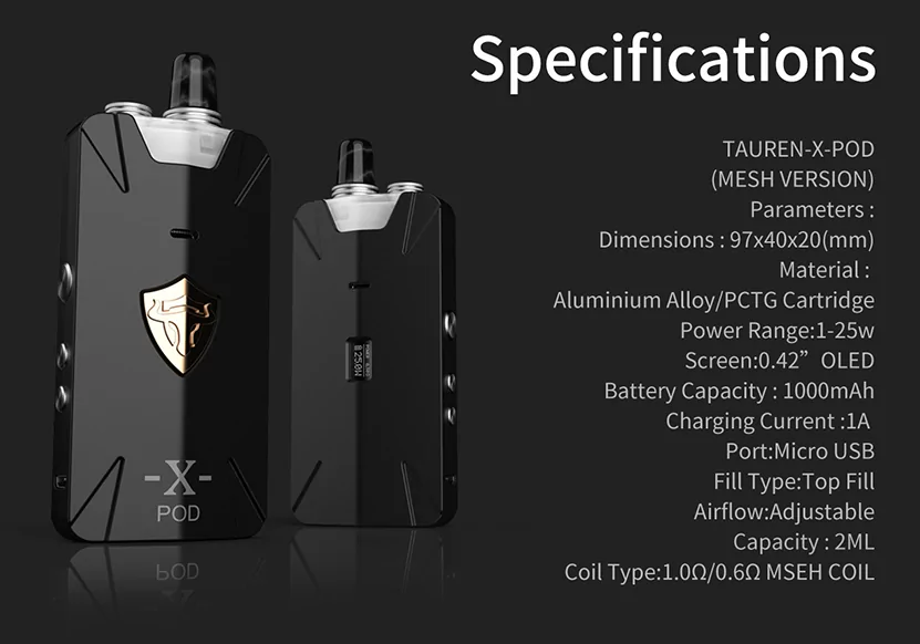 THC Tauren X Pod Kit